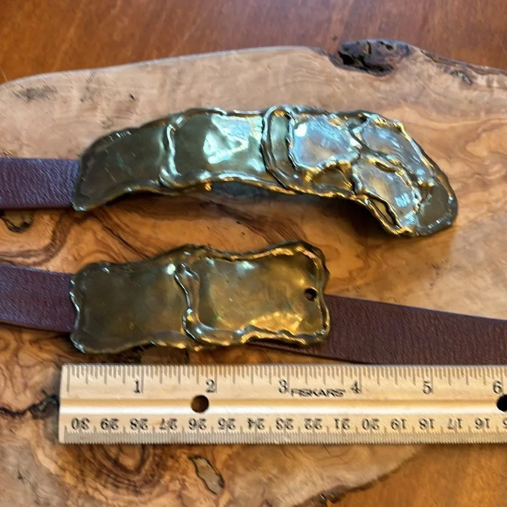 1980 Bonnie Boynton Signed Belt and Buckle